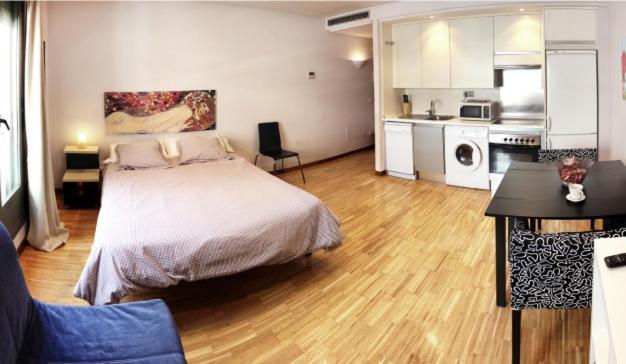 Apartamentos Conde Duque Madrid Rom bilde